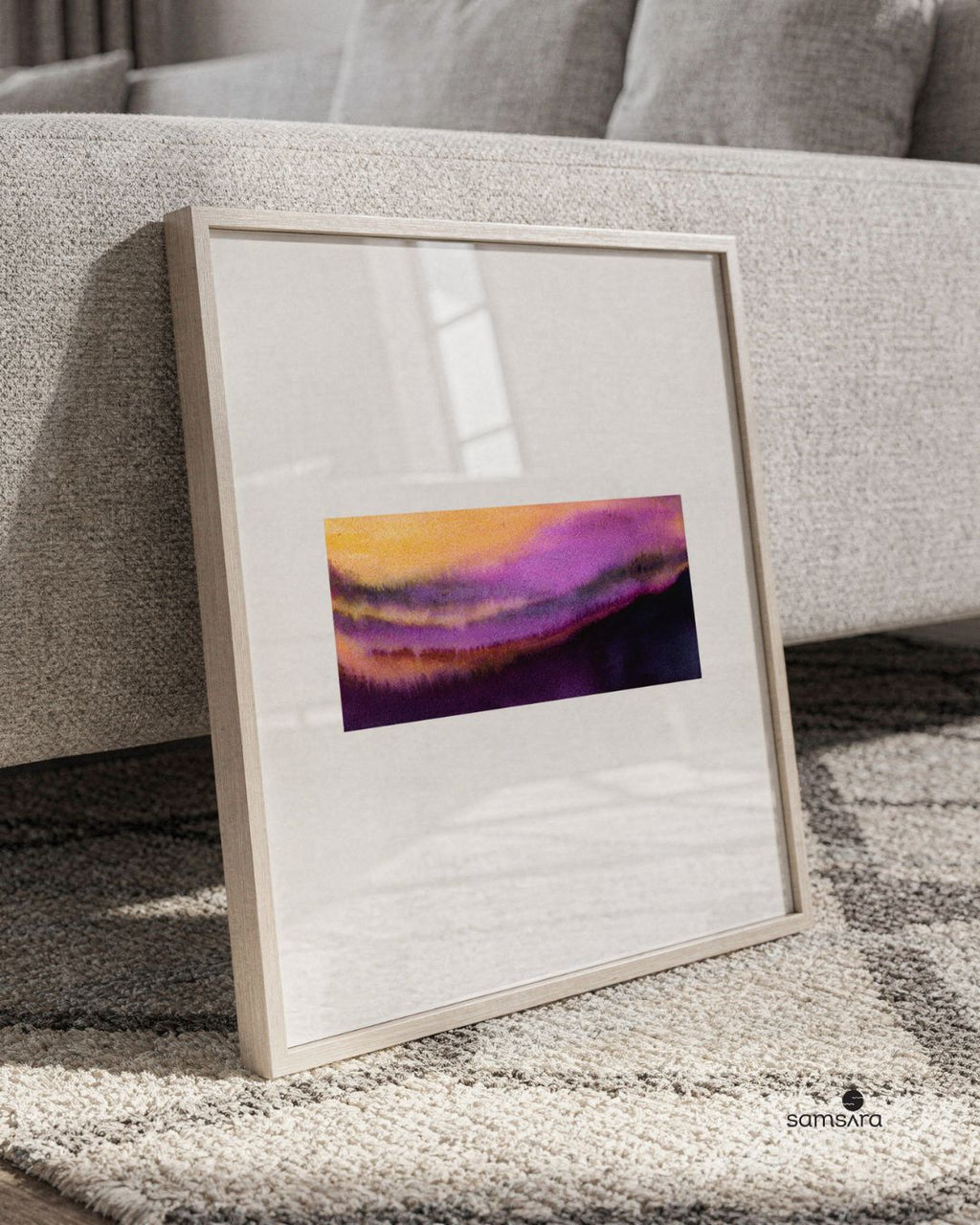 Purple Haze · Silent Conversations · Original Watercolour