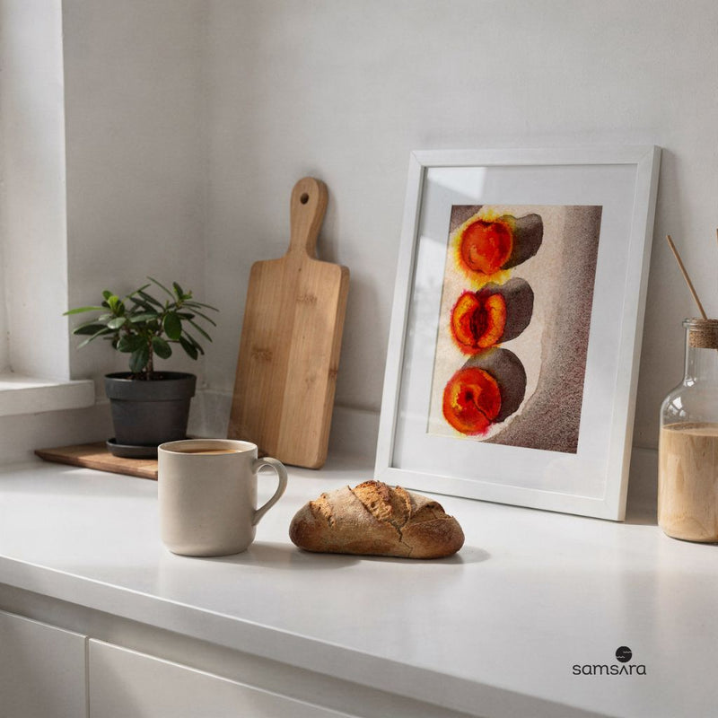 Peachin' Around · Silent Conversations · Original Watercolour