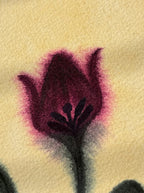 Handpainted floral watercolor for bedroom wall - romantic botanical meditation art by Samsara
