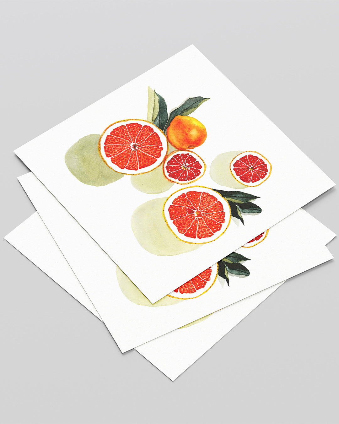 Vibrant orange slice art print for breakfast nook - cheerful kitchen wall decor by Samsara