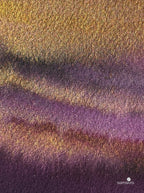 Original framed abstract art for sophisticated home - atmospheric purple wall decor by Samsara