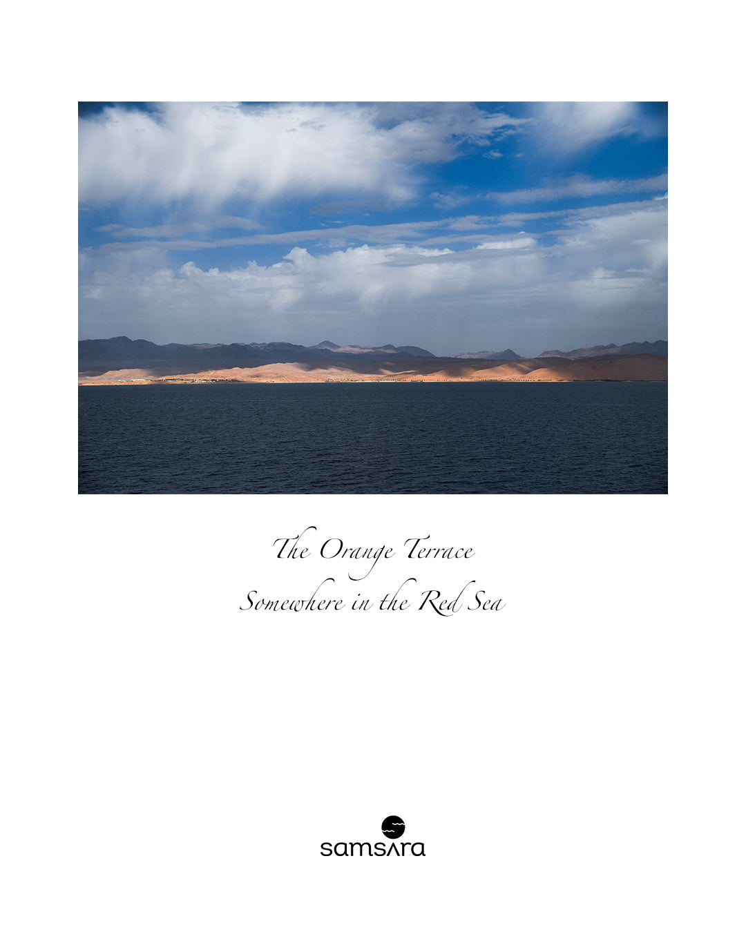 The Orange Terrace · Limited Edition Fine Photography