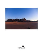 Twilight desert landscape print for living room decor - fine art photography by Samsara